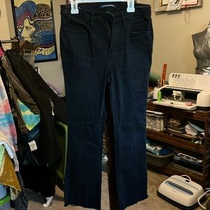 Size 27 Calvin Klein High Rise Kick Boot Black Jeans